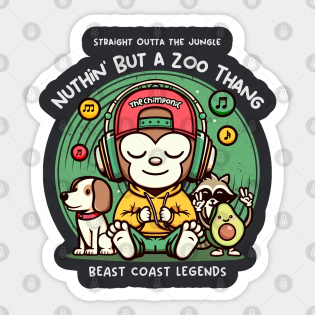 THE CHIMPONIC Sticker by Fabrik